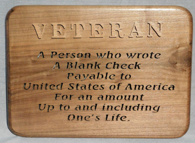 (image for) Veteran Blank Check